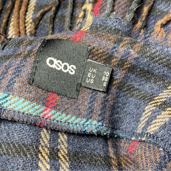 ASOS, plaid, fringe skirt!! - Picture 2 of 5